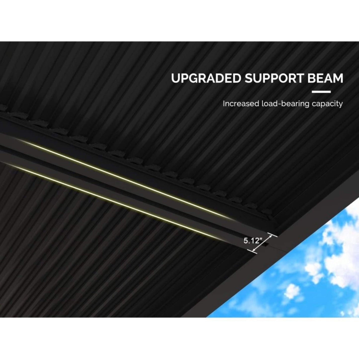 The Horizon Elite 12' x 16' Bioclimatic Louvered Pergola | Adjustable Aluminum Roof