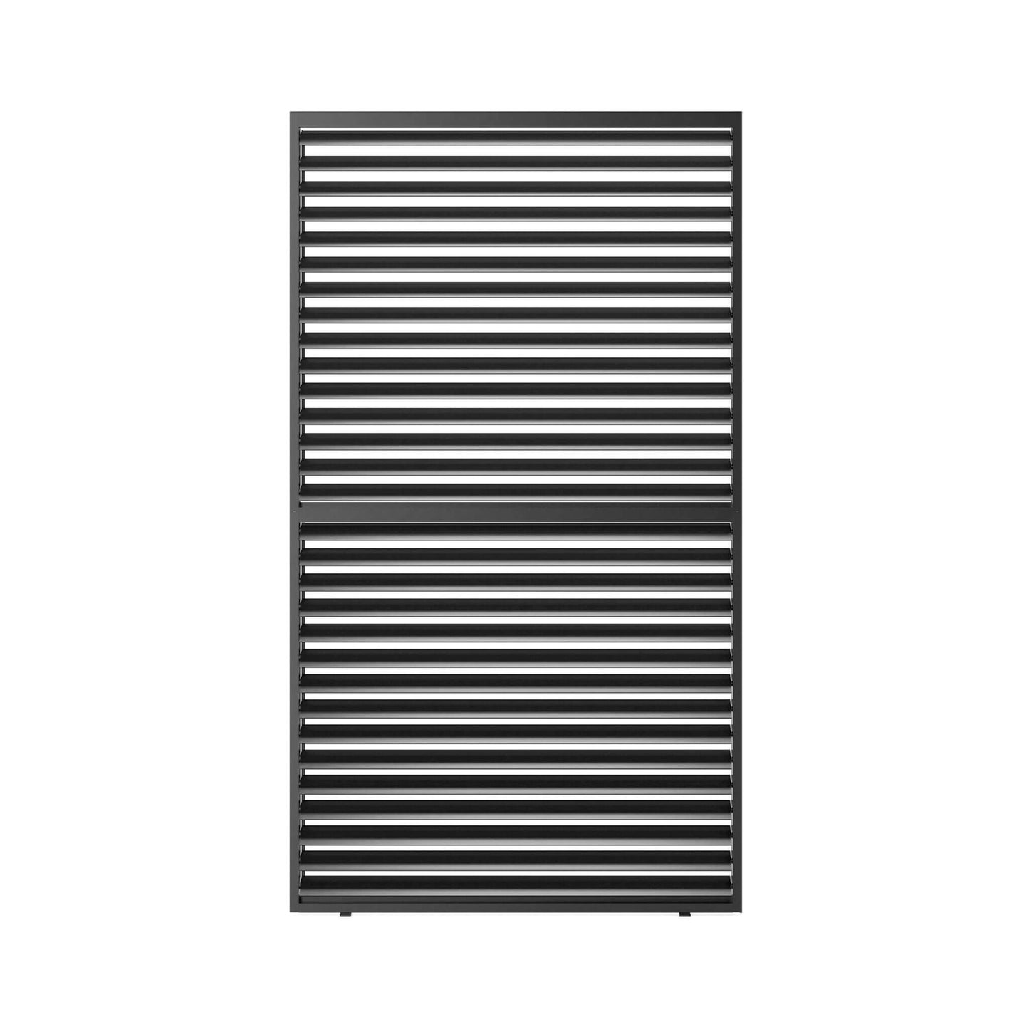 The Equinox Privacy Shield | 4' x 7' Aluminum Louvered Side Panel