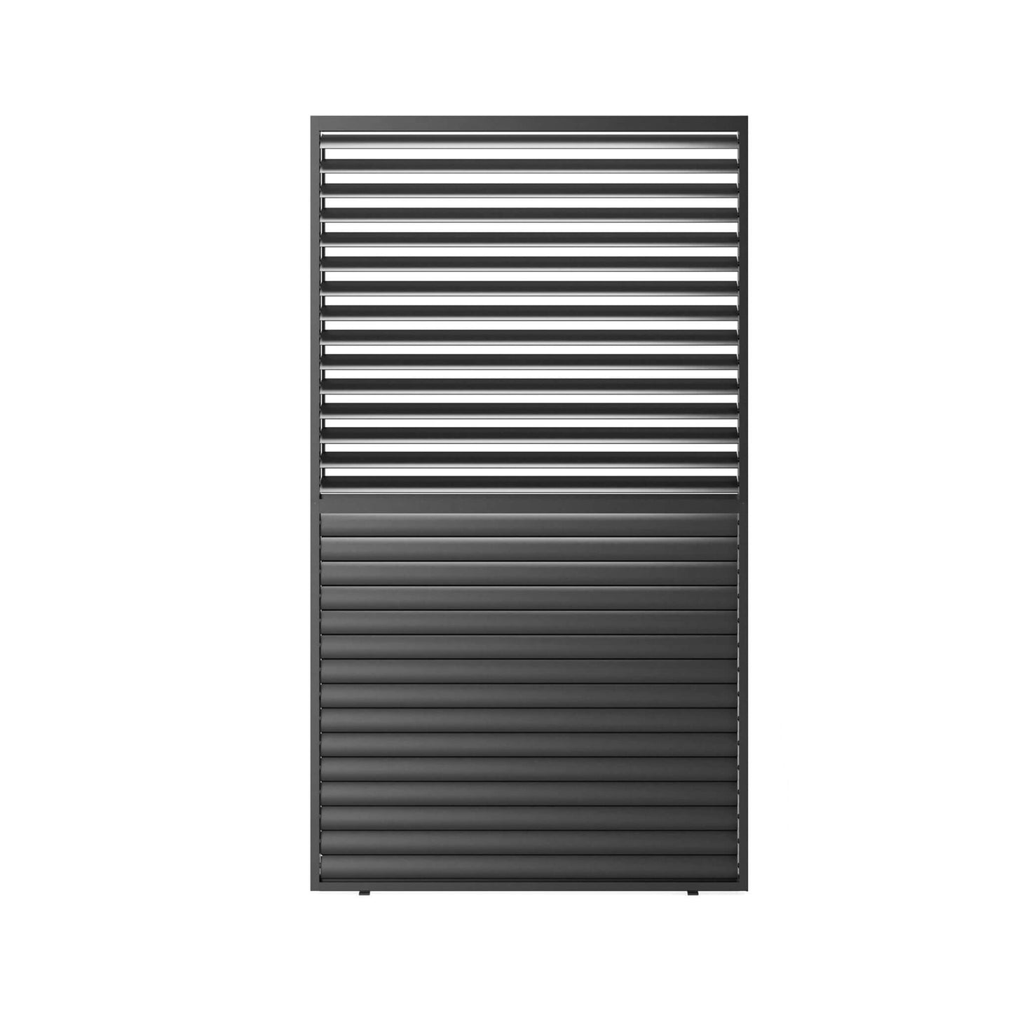 The Equinox Privacy Shield | 4' x 7' Aluminum Louvered Side Panel