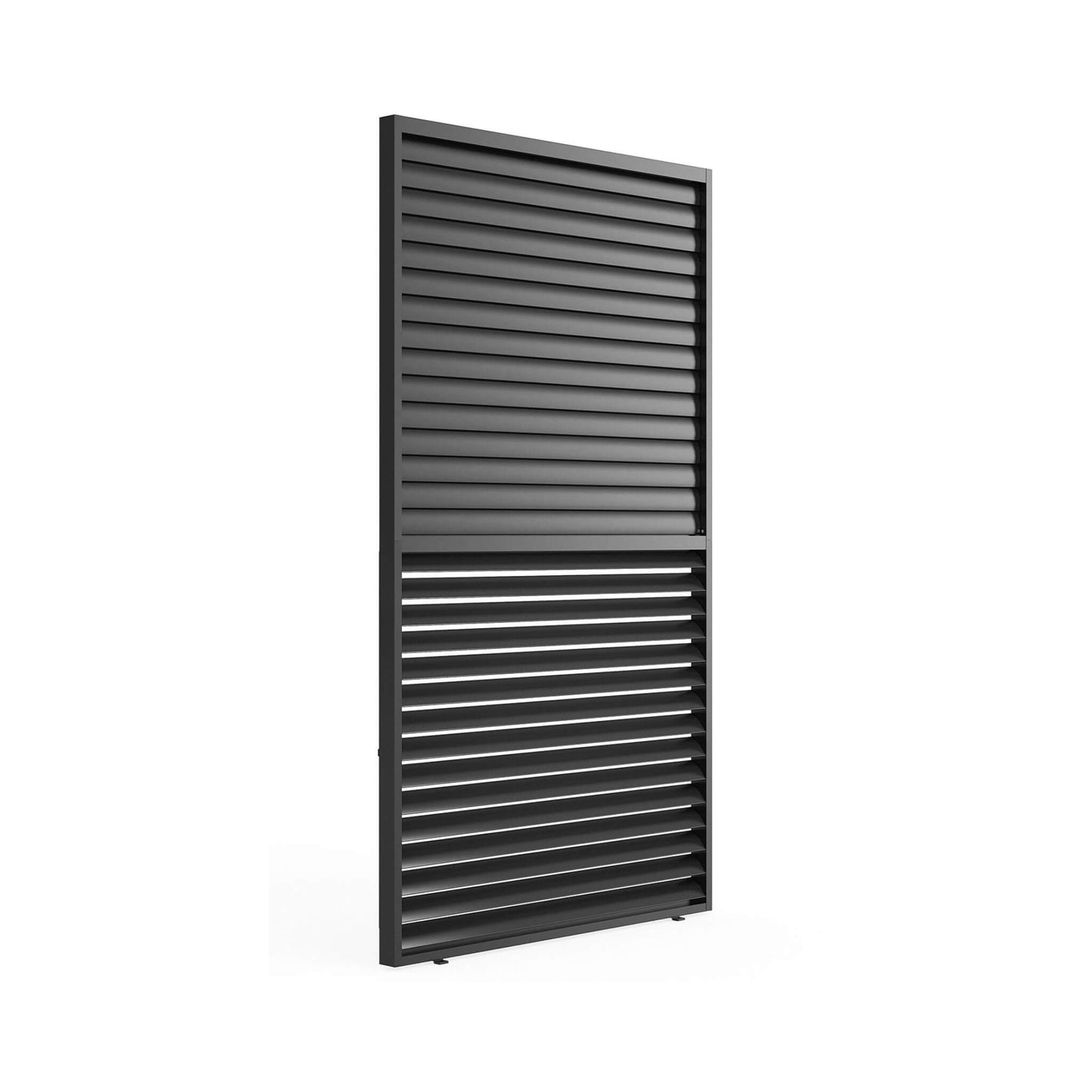 The Equinox Privacy Shield | 4' x 7' Aluminum Louvered Side Panel