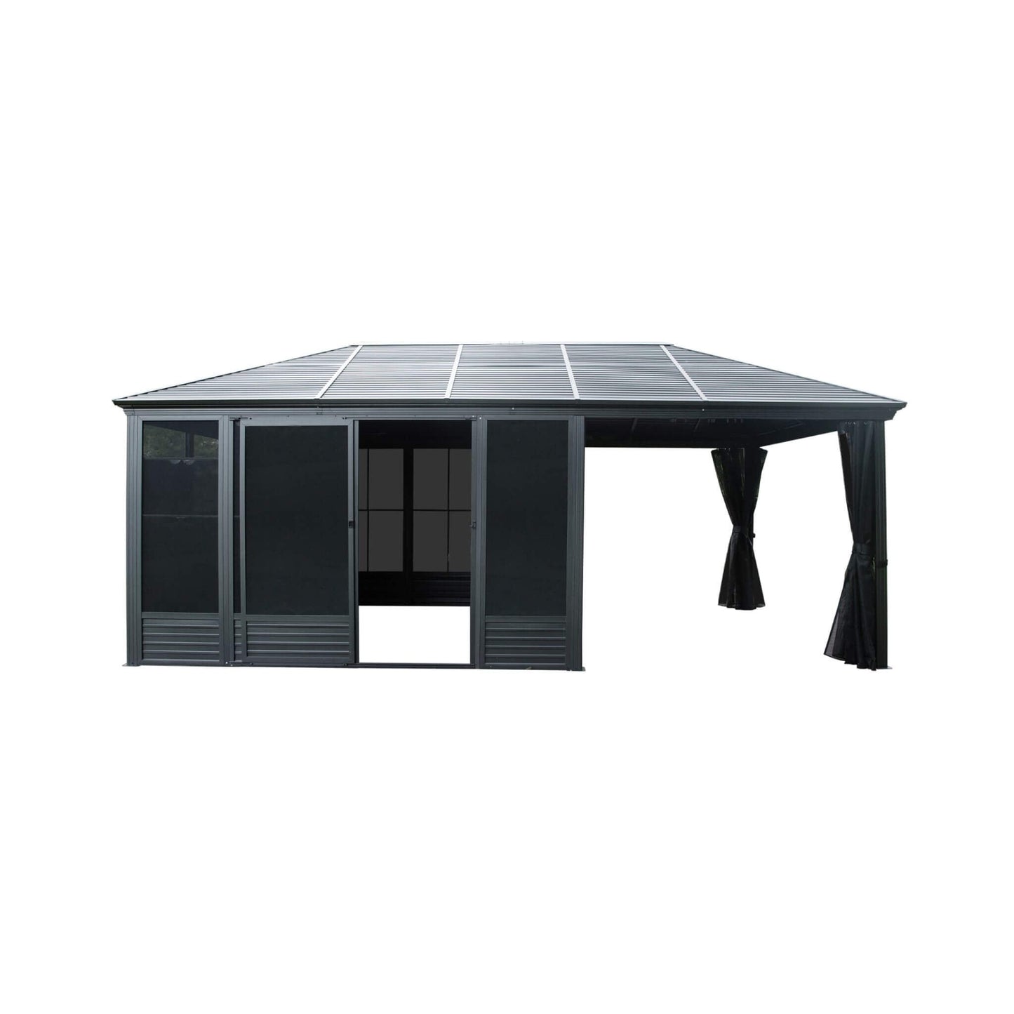 The Grand Vista 11' x 21' All-Season Solarium | Galvanized Steel Roof