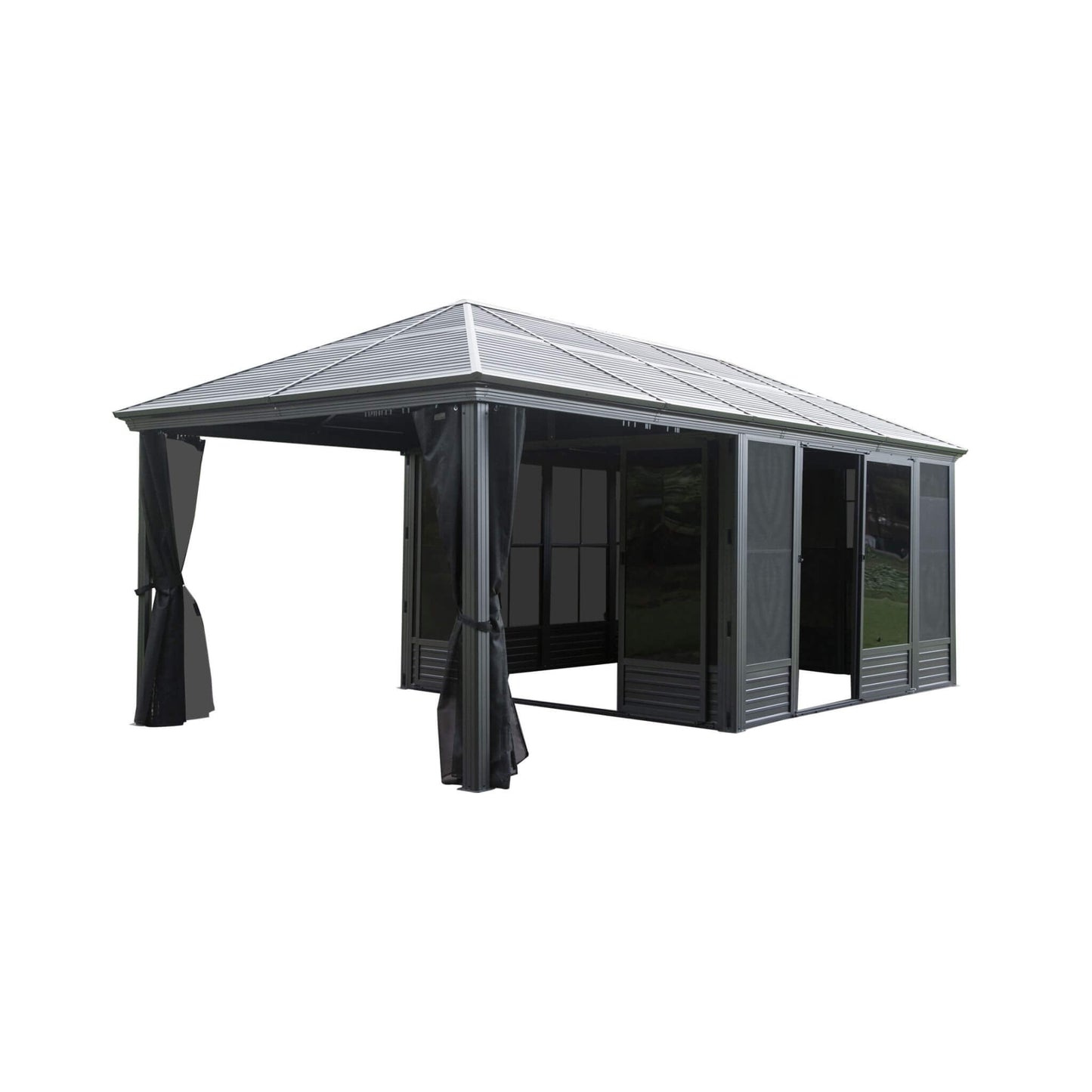 The Grand Vista 11' x 21' All-Season Solarium | Galvanized Steel Roof