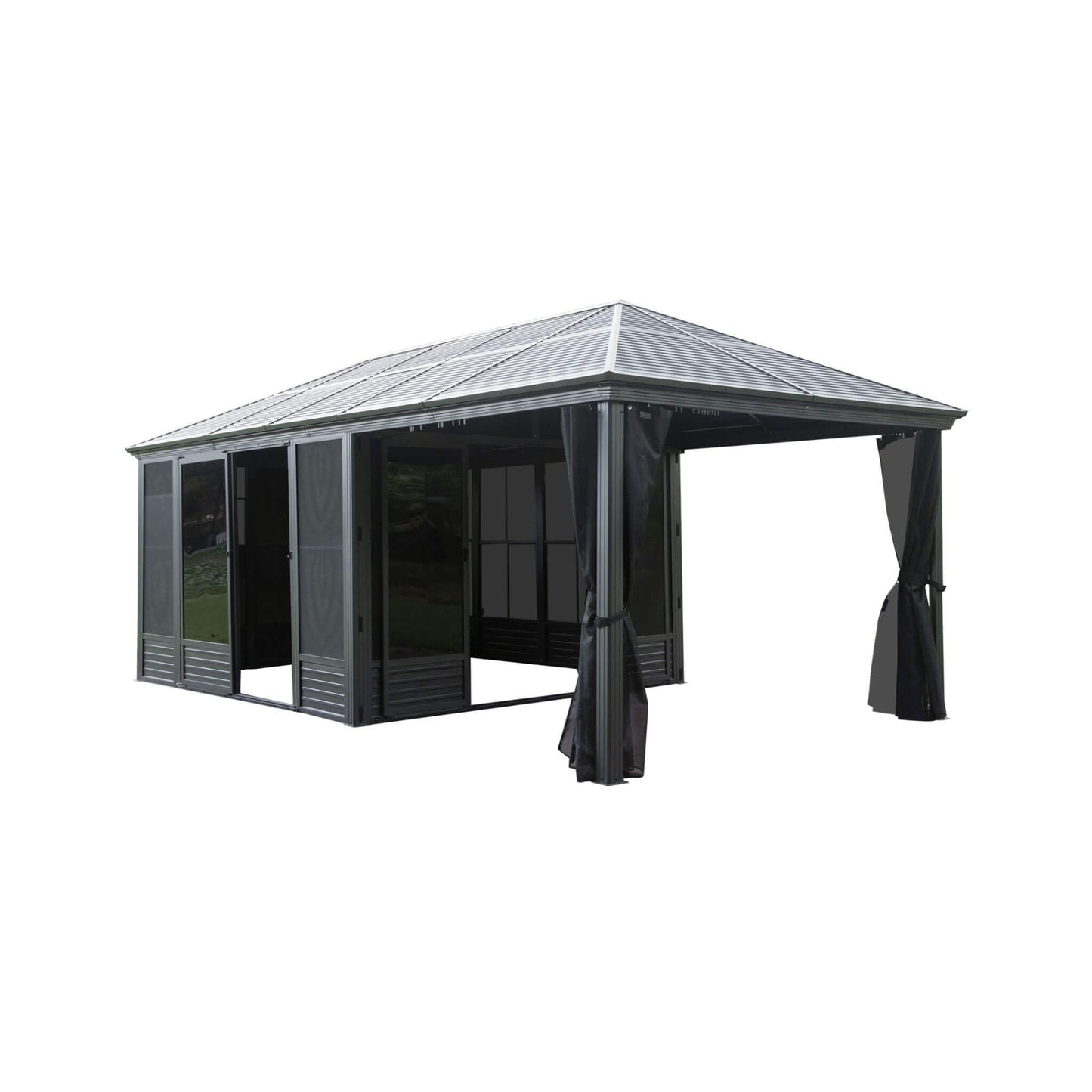 The Grand Vista 11' x 21' All-Season Solarium | Galvanized Steel Roof