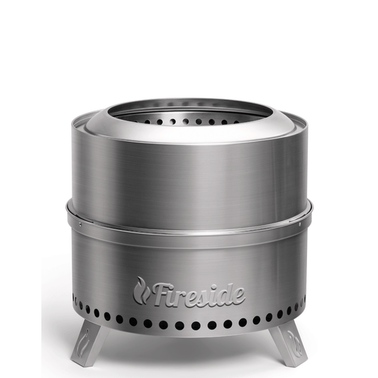 Fireside Rapid-Ignition Smokeless Fire Pit – 3-Minute High-Velocity Wood-Burning Hearth