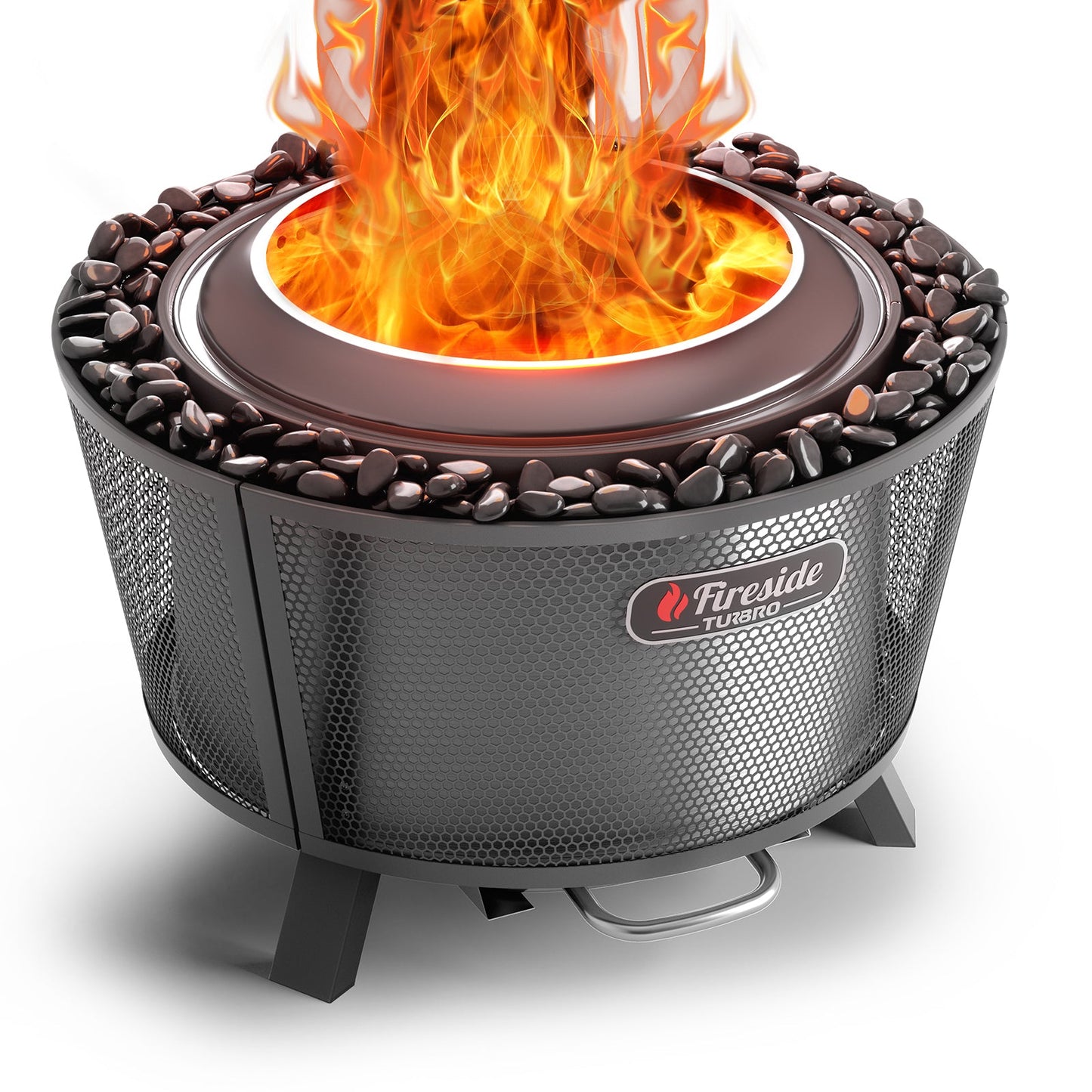 TURBRO Pluto R29 Large Smokeless Fire Pit – 29" Secondary Combustion Wood-Burning Hearth