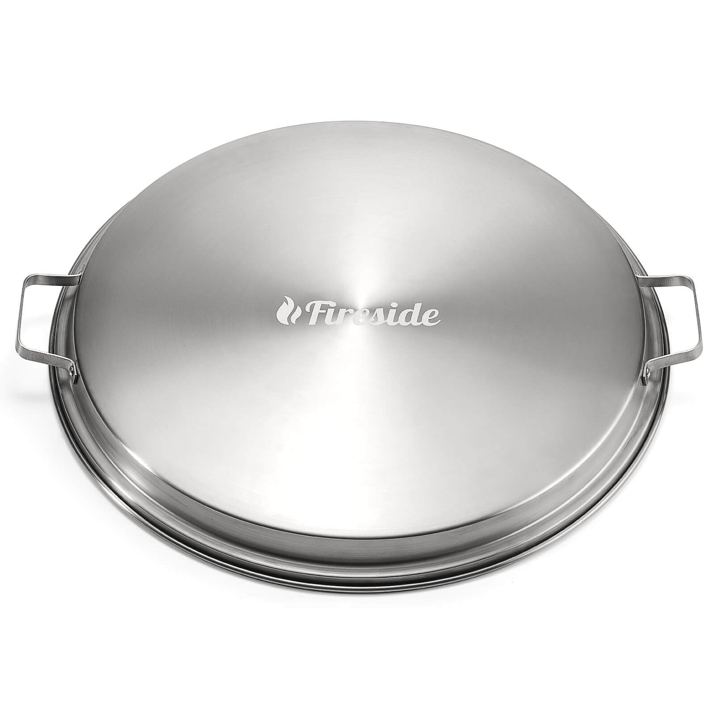19” Premium 304 Stainless Steel Fire Pit Lid – Weatherproof Cover & Tabletop Conversion