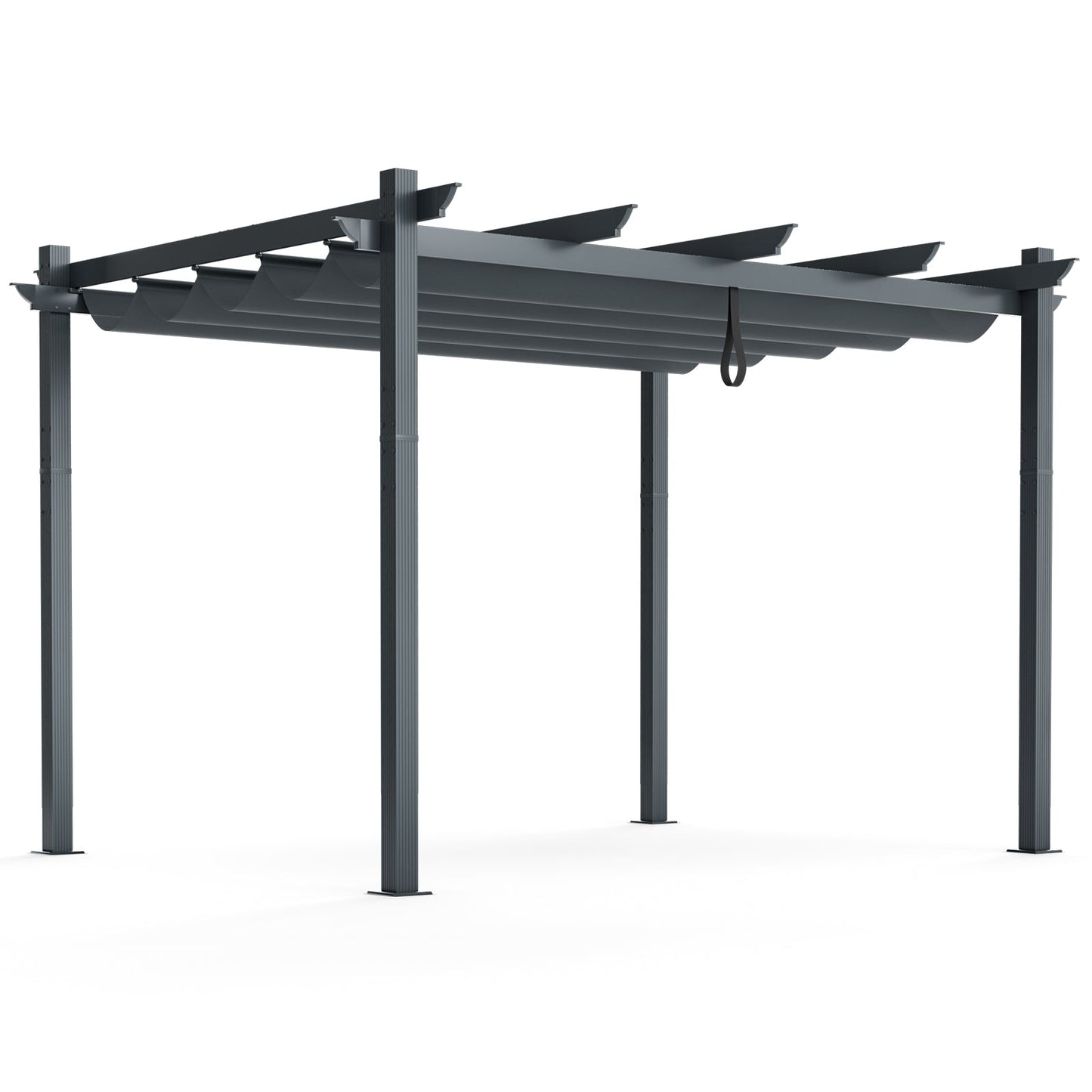 The Equinox Breeze 10' x 12' Retractable Pergola | Premium Yarn-Dyed Canopy