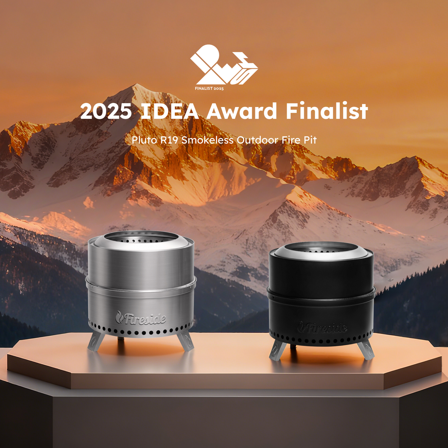 Fireside Rapid-Ignition Smokeless Fire Pit – 3-Minute High-Velocity Wood-Burning Hearth