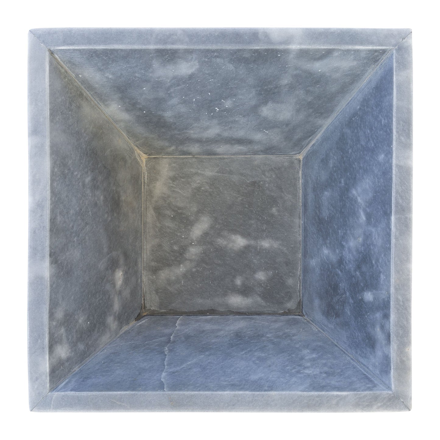 Bluestone Marble Handcrafted Fire Pit – 24" Natural Stone Square Hearth