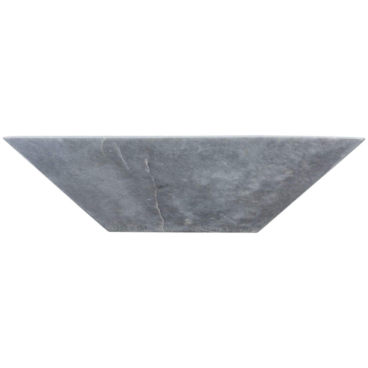 Bluestone Marble Handcrafted Fire Pit – 24" Natural Stone Square Hearth
