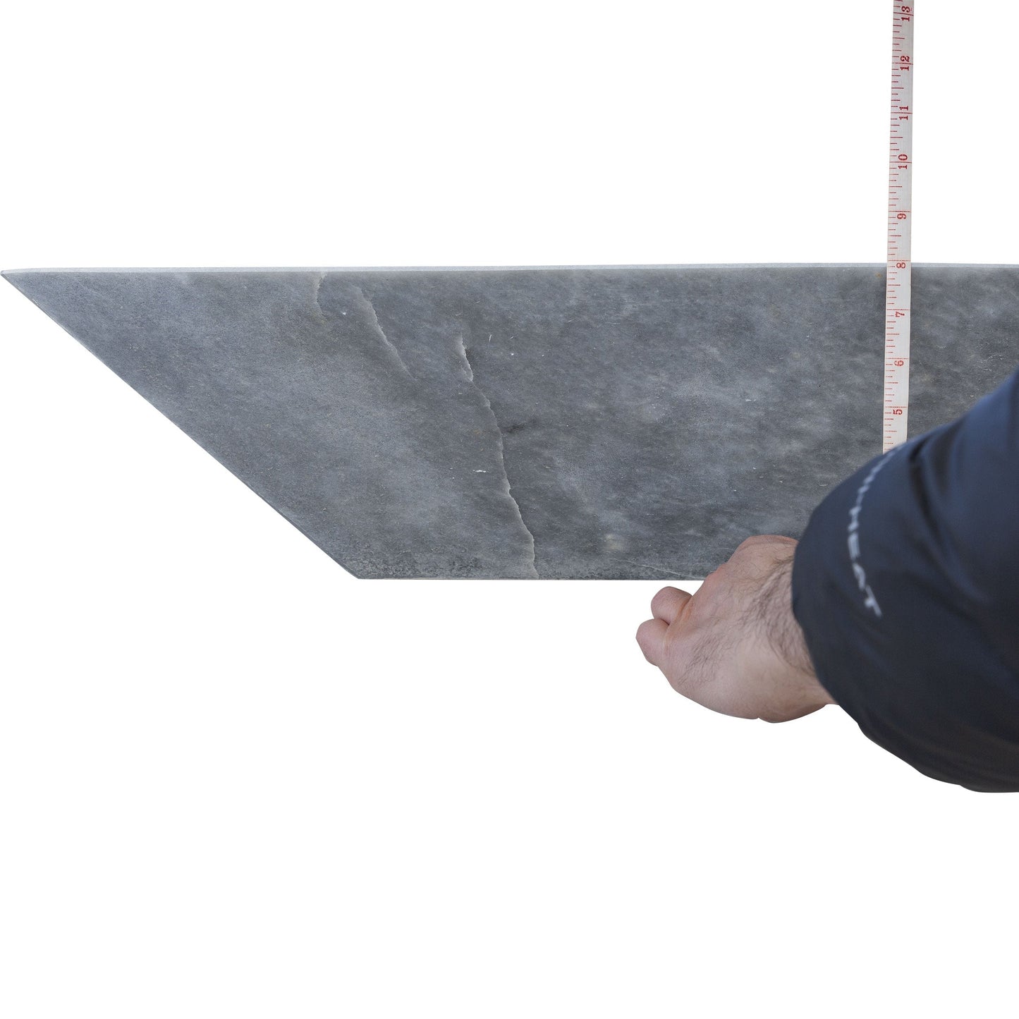 Bluestone Marble Handcrafted Fire Pit – 24" Natural Stone Square Hearth