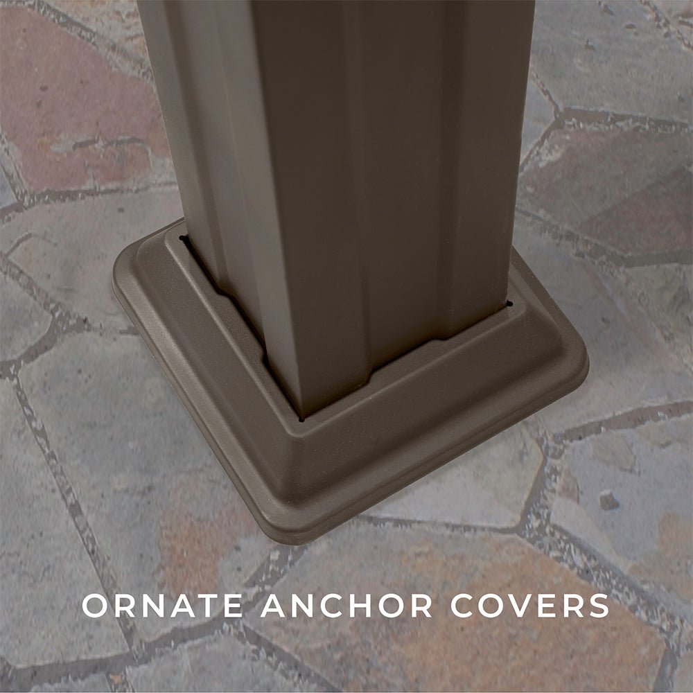 The Fortress 10' x 12' Heavy-Duty Steel Pergola | 100 MPH Wind Rated