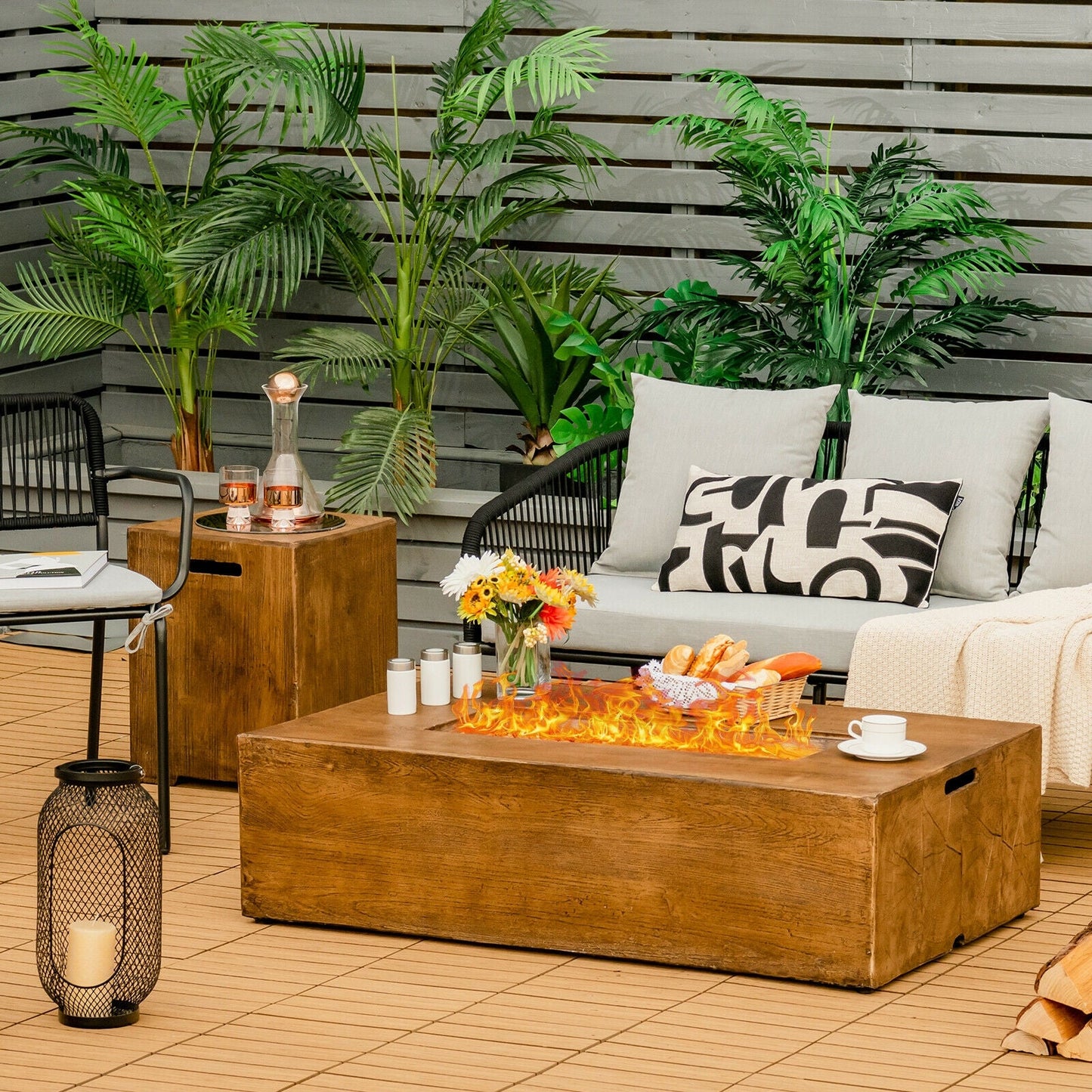 The Ember Vista: Portable 50,000 BTU Propane Fire Table