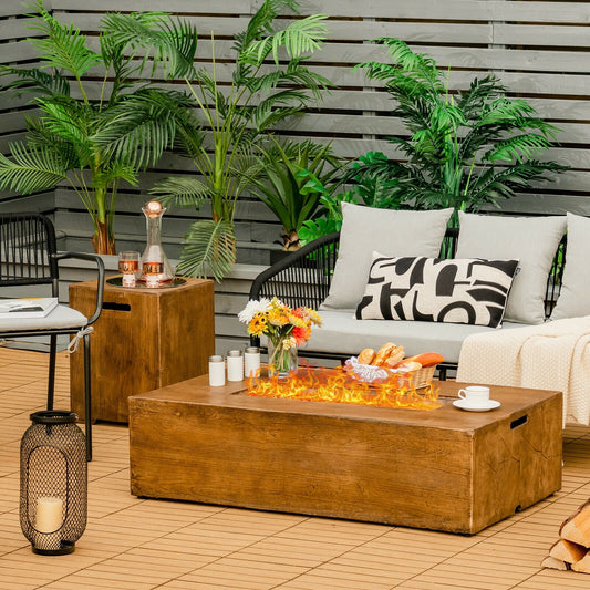 The Ember Vista: Portable 50,000 BTU Propane Fire Table