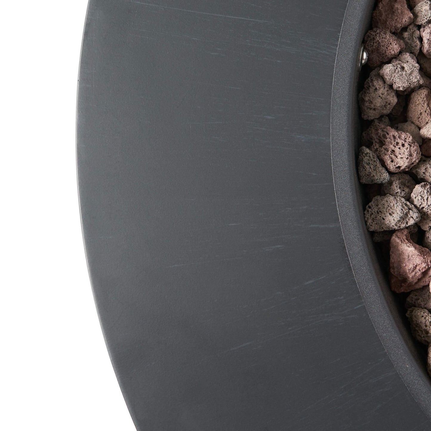 32" Modern Round Iron Fire Pit – 40,000 BTU Smokeless Propane Hearth