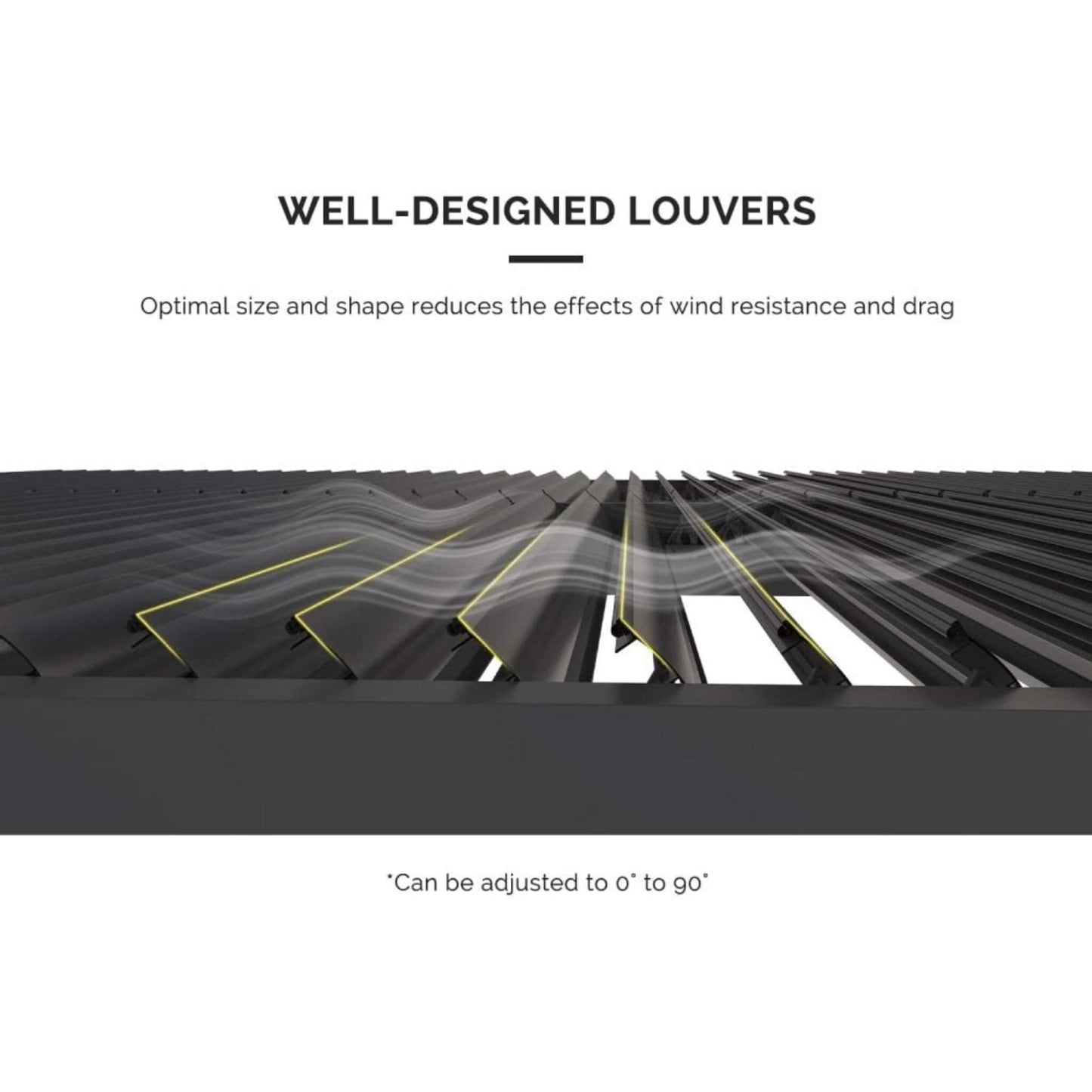 The Horizon Elite 12' x 16' Bioclimatic Louvered Pergola | Adjustable Aluminum Roof