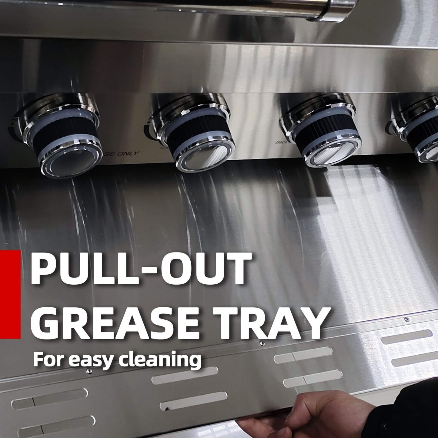 The Castelle Flame 96" Ultimate Outdoor Kitchen Island | 6-Burner Grill & Storage Suite